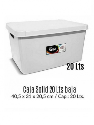 Caja solid 20 lts.